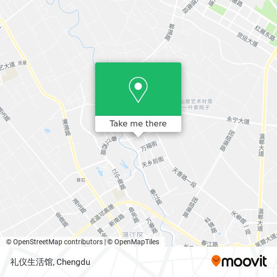 礼仪生活馆 map
