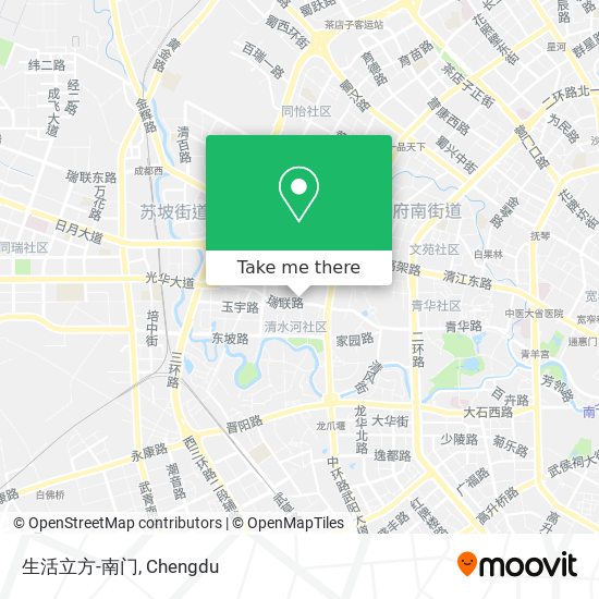 生活立方-南门 map