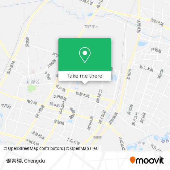 银泰楼 map