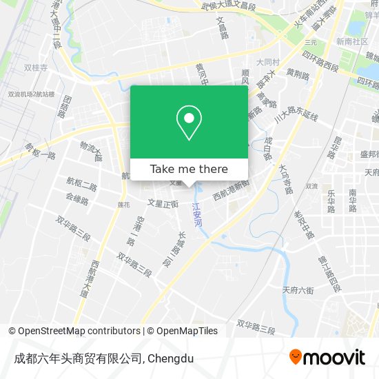 成都六年头商贸有限公司 map