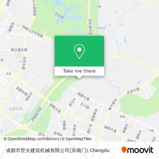 成都市世火建筑机械有限公司(东南门) map