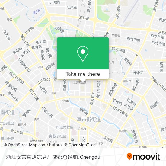 浙江安吉富通凉席厂成都总经销 map