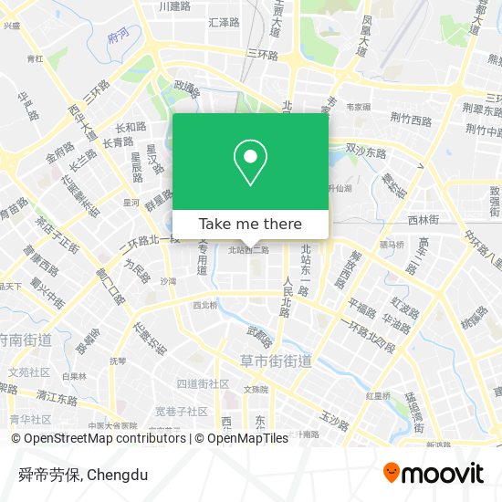 舜帝劳保 map