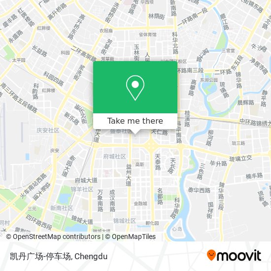 凯丹广场-停车场 map