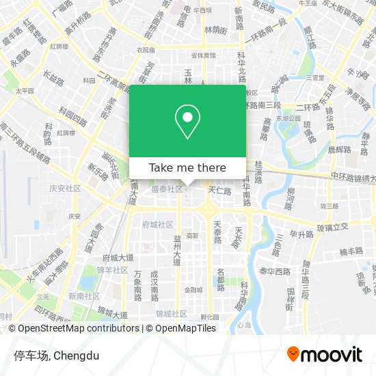 停车场 map