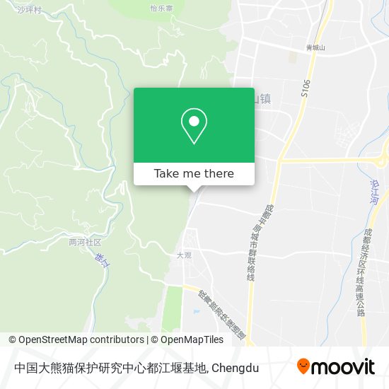 中国大熊猫保护研究中心都江堰基地 map