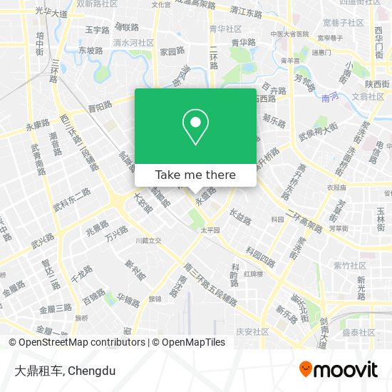 大鼎租车 map