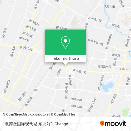 歌德堡国际现代城-东北2门 map