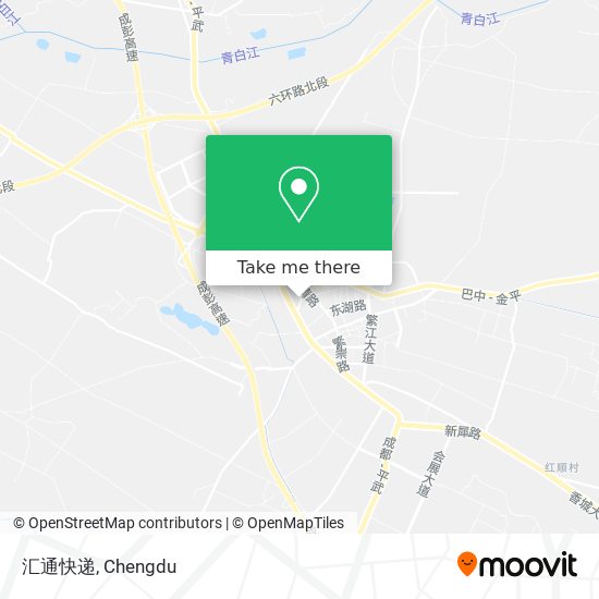 汇通快递 map