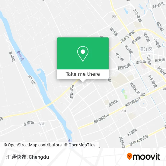 汇通快递 map