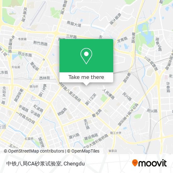 中铁八局CA砂浆试验室 map