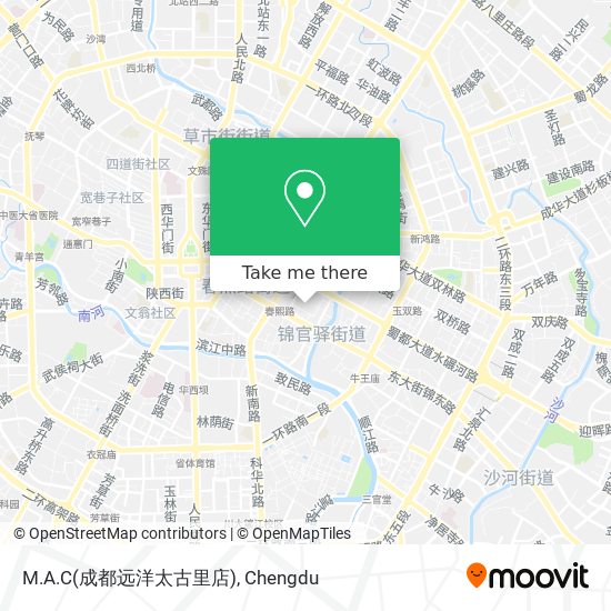 M.A.C(成都远洋太古里店) map