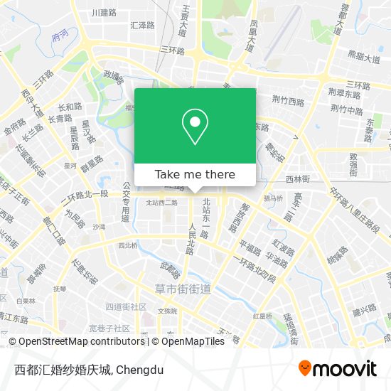 西都汇婚纱婚庆城 map