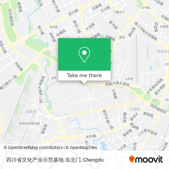 四川省文化产业示范基地-东北门 map