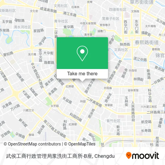 武侯工商行政管理局浆洗街工商所-B座 map