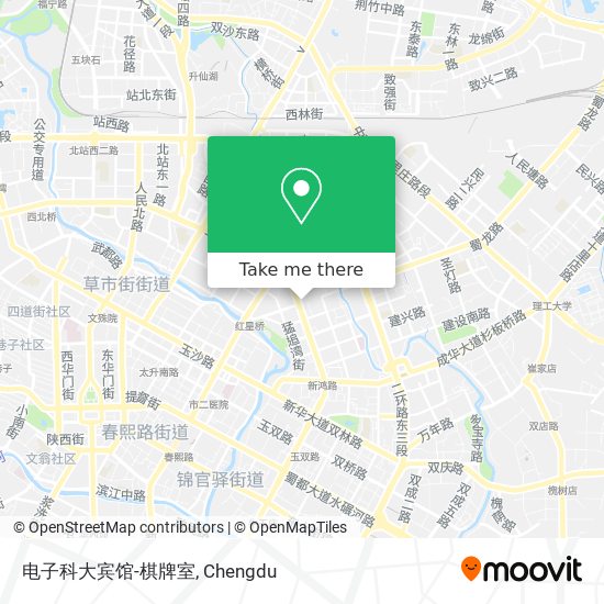 电子科大宾馆-棋牌室 map