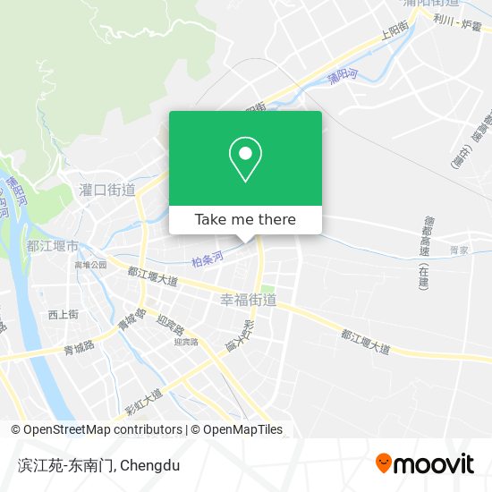 滨江苑-东南门 map