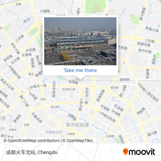 成都火车北站 map