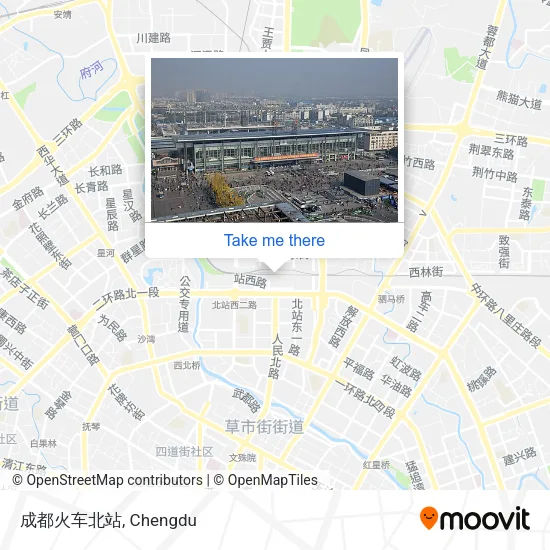 成都火车北站 map