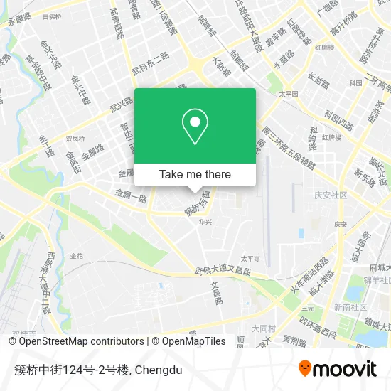 簇桥中街124号-2号楼 map