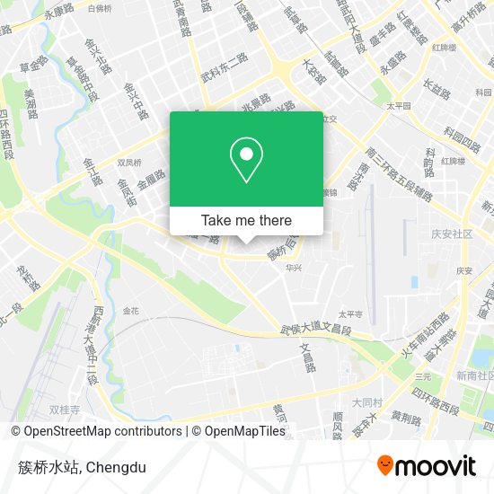 簇桥水站 map