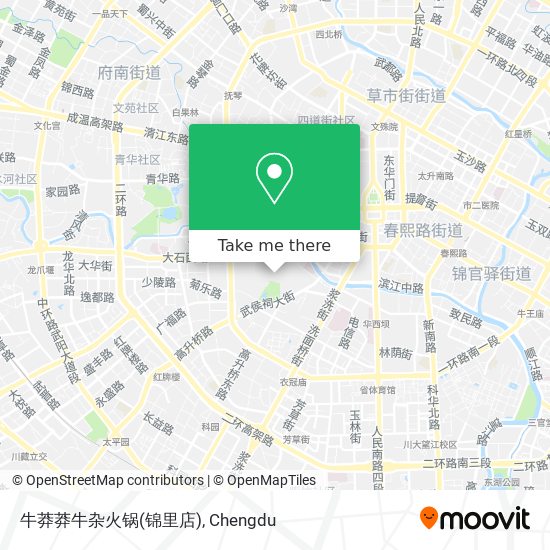 牛莽莽牛杂火锅(锦里店) map