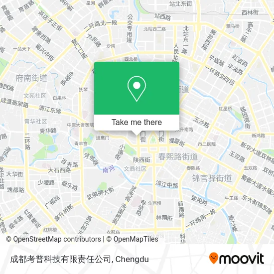 成都考普科技有限责任公司 map