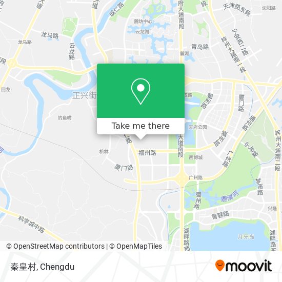 秦皇村 map