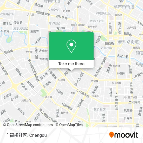 广福桥社区 map