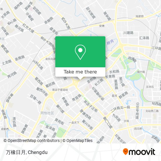 万橡日月 map