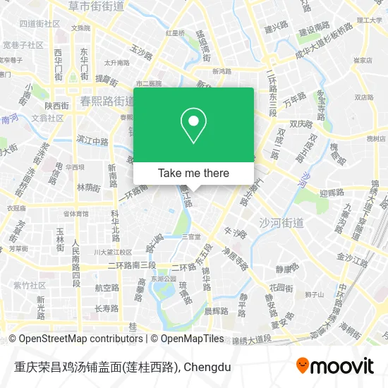 重庆荣昌鸡汤铺盖面(莲桂西路) map