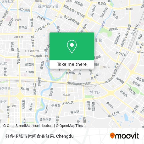 好多多城市休闲食品鲜果 map