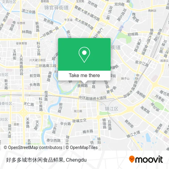 好多多城市休闲食品鲜果 map