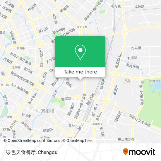 绿色天食餐厅 map