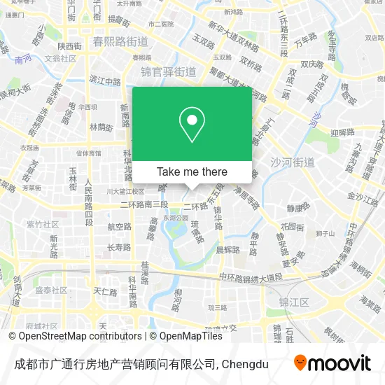 成都市广通行房地产营销顾问有限公司 map