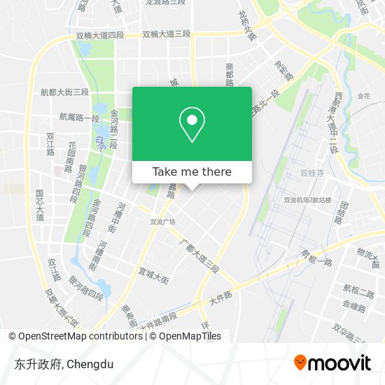 东升政府 map
