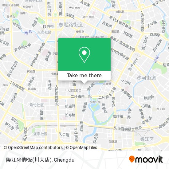 隆江猪脚饭(川大店) map