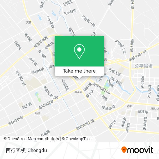 西行客栈 map