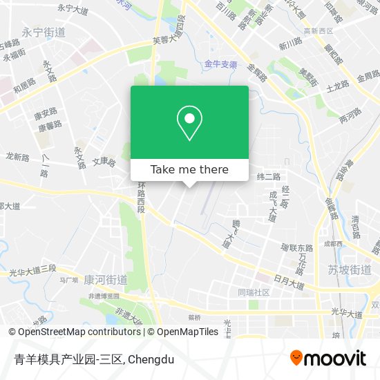 青羊模具产业园-三区 map