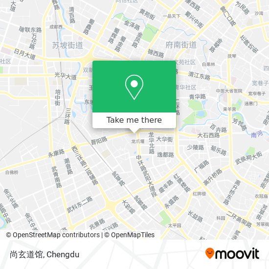 尚玄道馆 map