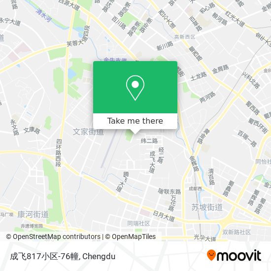 成飞817小区-76幢 map
