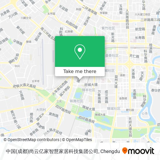 中国(成都)尚云亿家智慧家居科技集团公司 map