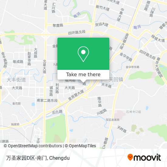 万圣家园D区-南门 map