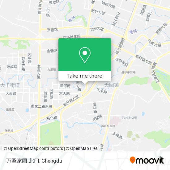 万圣家园-北门 map