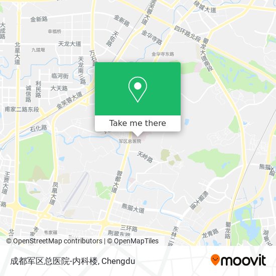 成都军区总医院-内科楼 map