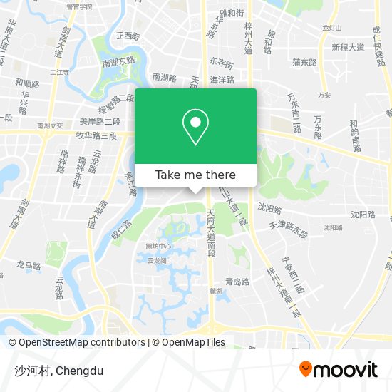 沙河村 map