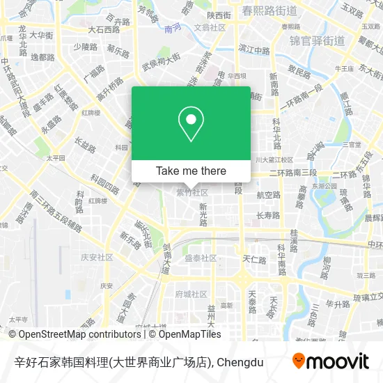 辛好石家韩国料理(大世界商业广场店) map