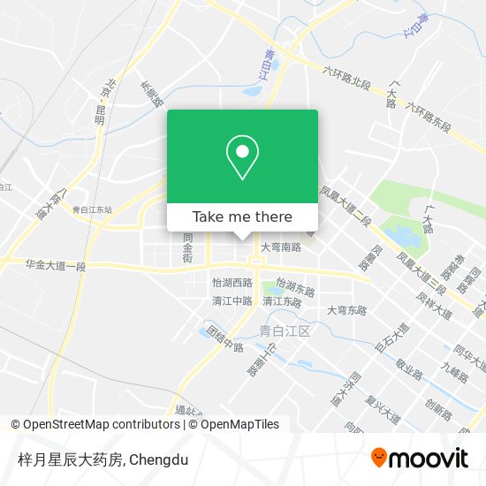 梓月星辰大药房 map