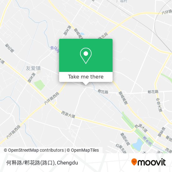 何释路/郫花路(路口) map