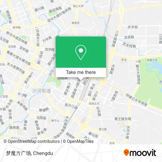 梦魔方广场 map